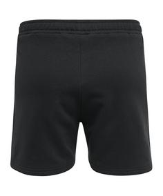 Rückansicht von hummel hmlGG12 Sweat Short Damen  F2006 Fußballshorts Herren schwarz