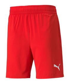PUMA teamFINAL Short Fu&szlig;ballshorts Herren rot