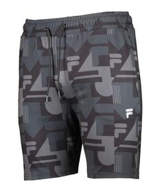 FILA RIWINE AOP Regular Short   F83022 Sweathose Herren schwarzgrau