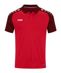 JAKO Performance Poloshirt Poloshirt Herren - rotschwarz