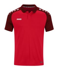 JAKO Performance Poloshirt Poloshirt Herren rotschwarz