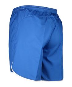 Rückansicht von Nike Laser V Woven Short Kids Fußballshorts Kinder blauweissweiss