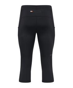 Rückansicht von Newline 3/4 Tight Running Laufhose Herren schwarz