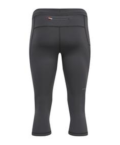 Rückansicht von Newline 3/4 Tight Running Laufhose Herren grau