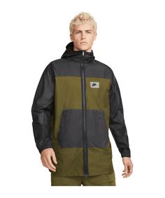 Nike Woven Jacke Sweatjacke Herren gruengrauorange