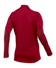 Rückansicht von Nike Strike 22 Drill Top Damen Funktionssweatshirt Damen rotweiss
