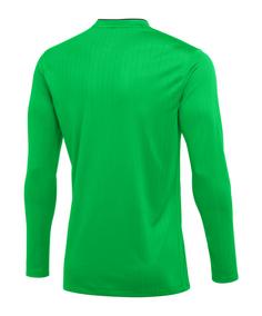 Rückansicht von Nike Referee Schiedsrichtertrikot langarm Torwarttrikot Herren gruenschwarz