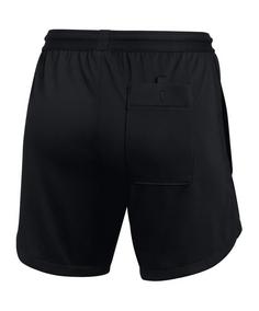 Rückansicht von Nike Referee Schiedsrichtershort Damen Schiedsrichter Hose Damen schwarzgrau