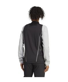 Rückansicht von adidas Tiro 23 Comp Trainingsjacke Damen Trainingsjacke Damen schwarzgrau