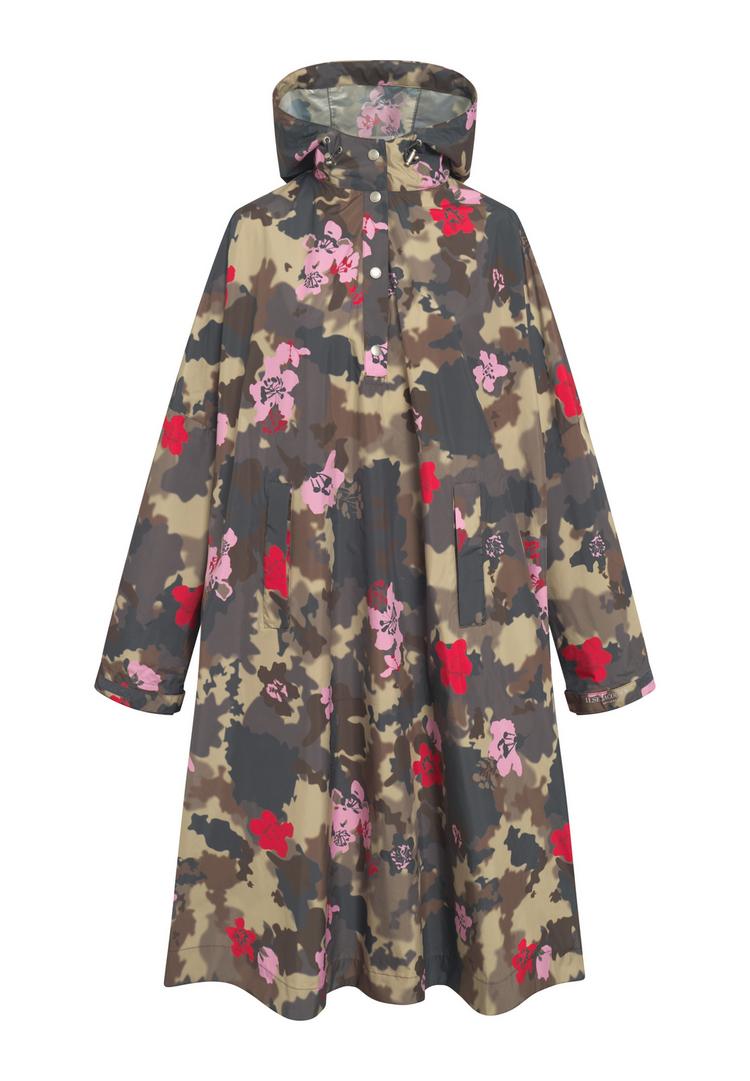 Ilse Jacobsen Ilse Jacobsen RAIN221SPP Poncho Damen - Floral Camo - 0 | SportScheck