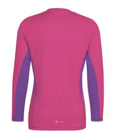 Rückansicht von adidas Tiro 23 Pro Torwarttrikot Langarm Fußballtrikot Herren pink