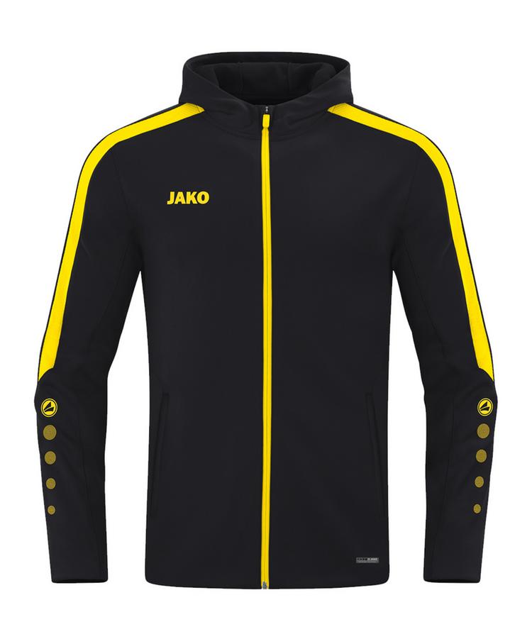 JAKO JAKO Power Kapuzenjacke Trainingsjacke Herren - schwarzgelb - 0 | SportScheck