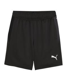 PUMA teamGOAL Training Shorts Kids Fußballshorts Kinder schwarzweissgrau