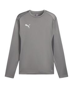 PUMA teamGOAL Training Sweatshirt Funktionssweatshirt Herren grauweissgrau