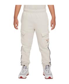 Nike Air Fleece Cargo Hose Kids Sweathose Kinder braungrau