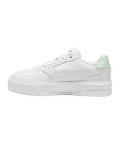 Rückansicht von PUMA Cali Court Leather Damen Sneaker Damen weissgruen