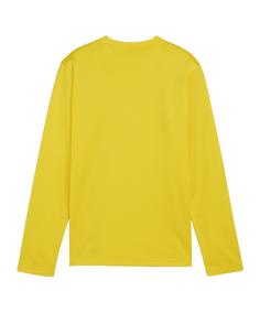 Rückansicht von PUMA Sweatshirt Kids Funktionssweatshirt Kinder gelbschwarz