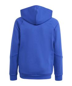 Rückansicht von adidas Messi Hoody Kids Funktionssweatshirt Kinder blau