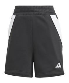 adidas Tiro 24 Sweatshort Damen Fußballshorts Damen schwarzweiss