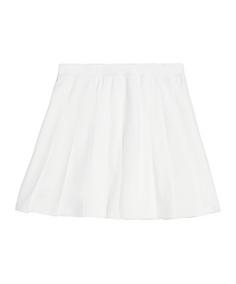 Rückansicht von PUMA Classics Pleated Rock Damen Shorts Damen weiss