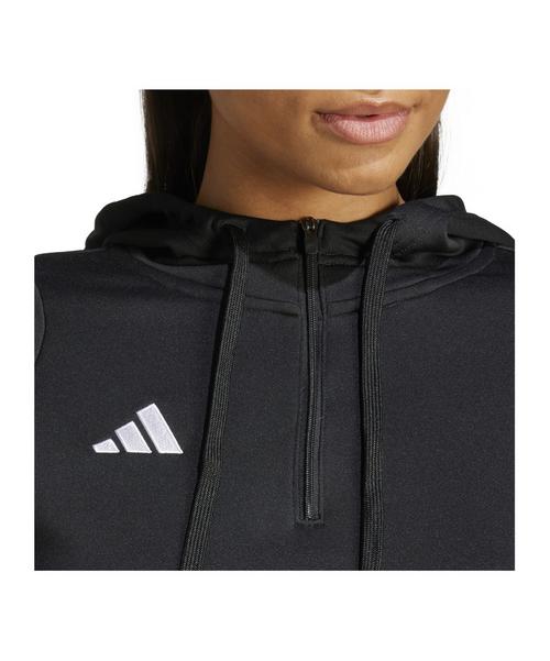 Rückansicht von adidas Tiro 24 Hoody Damen Funktionssweatshirt Damen schwarzweiss