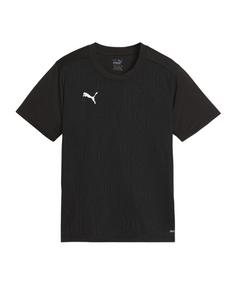 PUMA teamFINAL Trikot Kids Fußballtrikot Kinder schwarz