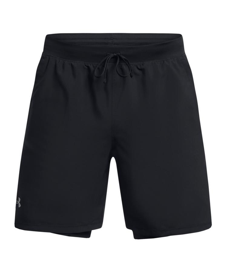 Under Armour Under Armour Launch 7" 2in1 Laufshort Fu&szlig;ballshorts Herren - schwarz - 0 | SportScheck