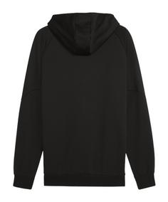 Rückansicht von PUMA Tech Fleece Hoody Sweatshirt Herren schwarz