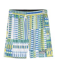 PUMA FanwearCapsule Short Fu&szlig;ballshorts Herren - gruengelb