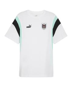 PUMA Österreich Ftbl Archive T-Shirt EM 2024 Fanshirt weiss