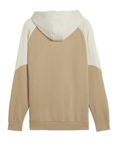 Rückansicht von PUMA Tech Fleece Hoody Sweatshirt Herren braun