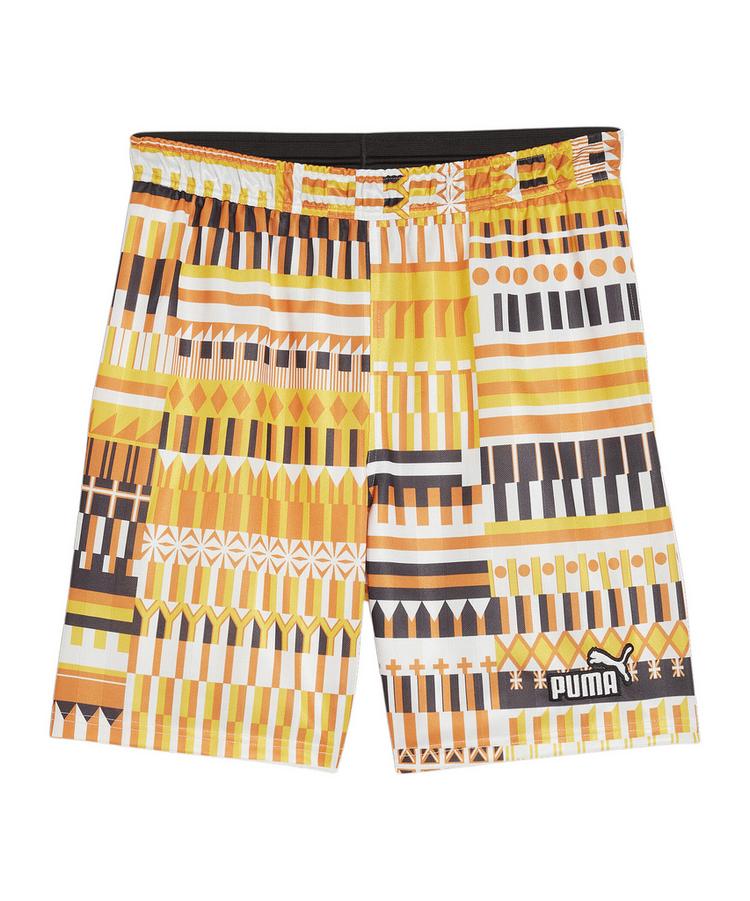 PUMA PUMA FanwearCapsule Short Fu&szlig;ballshorts Herren - schwarzorange - 0 | SportScheck