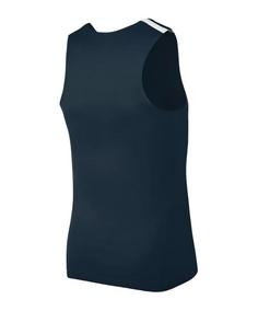 Rückansicht von Nike Stock Tanktop Laufshirt Herren blau