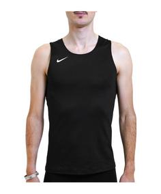 Nike Stock Tanktop Laufshirt Herren schwarz