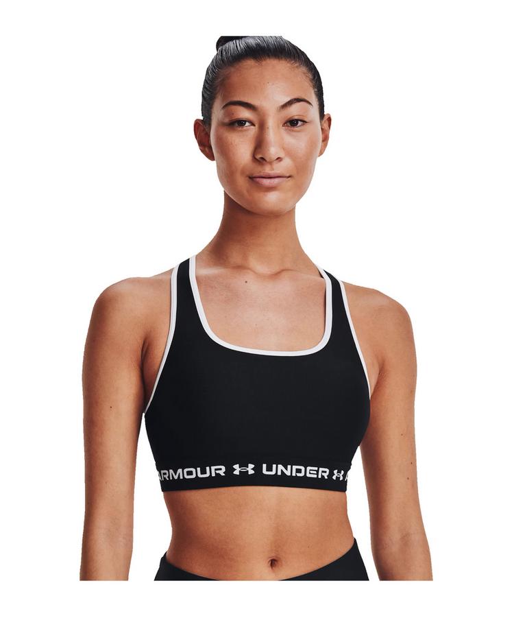 Under Armour Under Armour Crossback Mid Sport-BH Damen BH Damen - schwarz - 0 | SportScheck