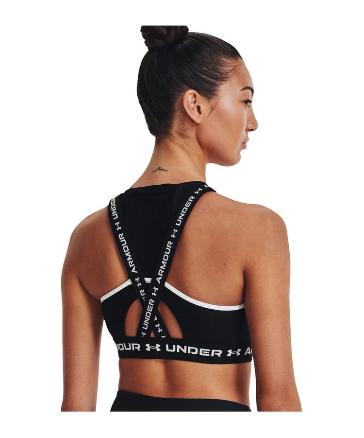 Under Armour Under Armour Crossback Mid Sport-BH Damen BH Damen - schwarz - 0 | SportScheck