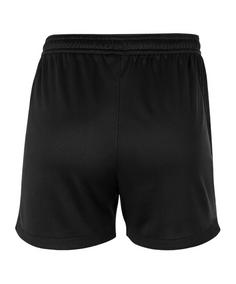 Rückansicht von Nike Team Court Short Damen Laufshorts Damen blau