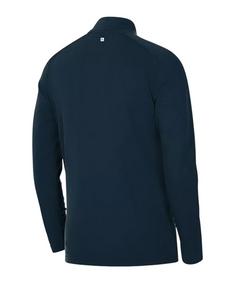 Rückansicht von Nike Team Training HalfZip Sweatshirt Laufshirt Herren blau