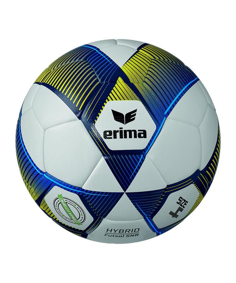 Erima Erima Hybrid Futsal Trainingsball Fu&szlig;ball - blaugelb - 0 | SportScheck