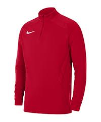 Nike NK TM Training Quarterzip Sweatshirt Laufshirt Herren - rot