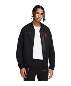 Nike FC Liverpool Tech Fleece Kapuzenjacke Trainingsjacke grau