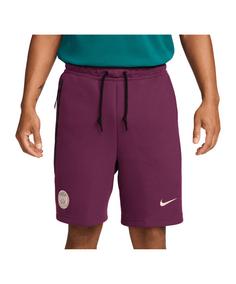 Nike Paris St. Germain Tech Fleece Short Fußballshorts rot