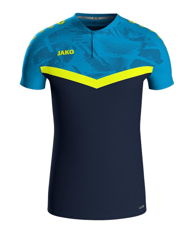 JAKO JAKO Iconic Polo Poloshirt Herren - blaugelb - 0 | SportScheck