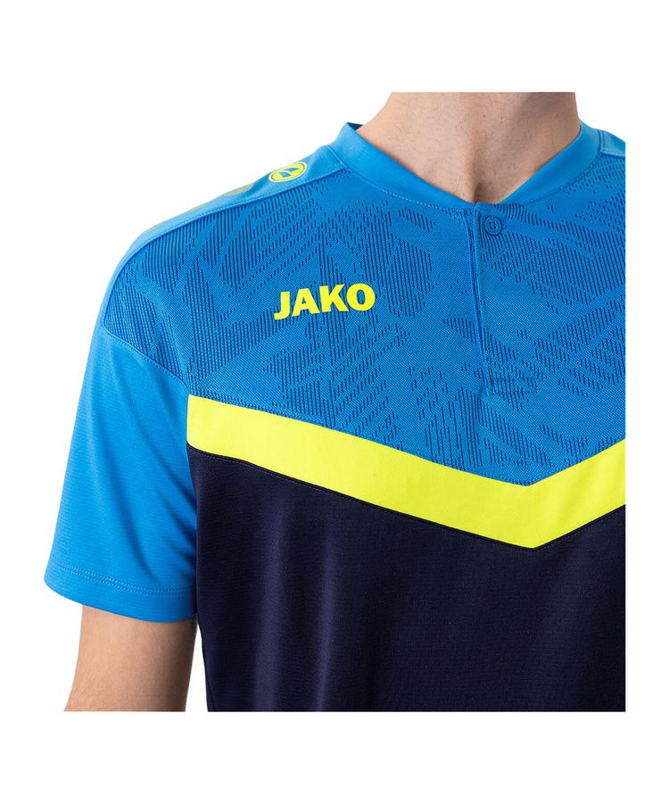 JAKO JAKO Iconic Polo Poloshirt Herren - blaugelb - 0 | SportScheck