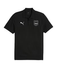 PUMA 1. FC Heidenheim Polo Shirt Poloshirt - schwarz