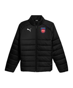 PUMA 1. FC Heidenheim Padded Jacke Trainingsjacke schwarz