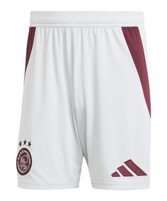 adidas Ajax Amsterdam Short Away 2024/2025 Fußballshorts grau