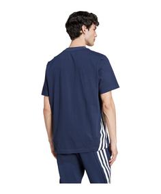 Rückansicht von adidas 3Stripes T-Shirt T-Shirt Herren blau