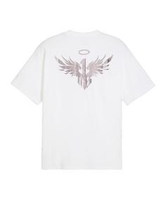 Rückansicht von PUMA Melo Alwayz T-Shirt Weiß T-Shirt Herren weiss