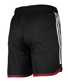 Rückansicht von adidas Custom Short Fußballshorts Herren schwarzweiss